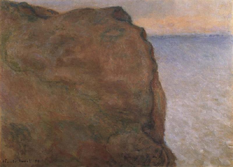 Claude Monet The Cliff Le Petit Ailly,Varengeville Sweden oil painting art